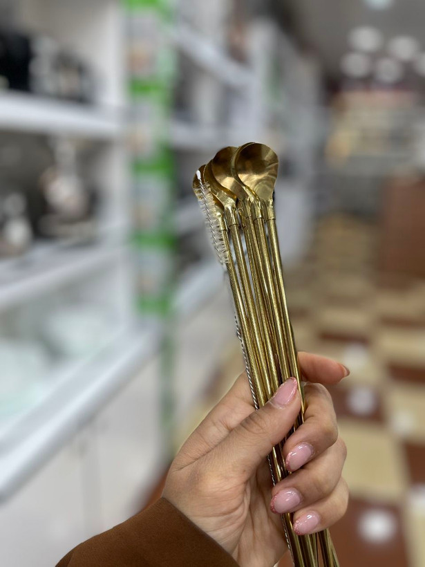 قاشق نی دار استیل