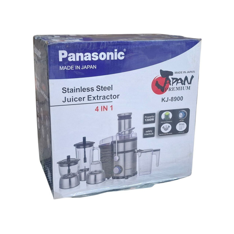 آبمیوه گیری ۴ کاره پاناسونیک سری kj_8900 ( پایه گلوگاه استیل)