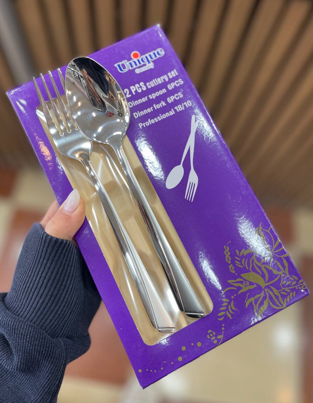 قاشق چنگال استیل با کیفیت یونیک